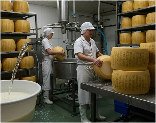 Quanta acqua si consuma per realizzare una forma di parmigiano Reggiano
